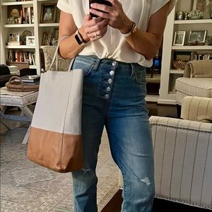 CÉLINE Bicolor Vertical Cabas Phoebe Philo